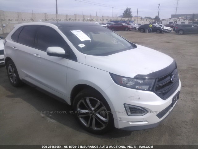 2FMPK4AP4FBC41929 - 2015 FORD EDGE WHITE photo 1