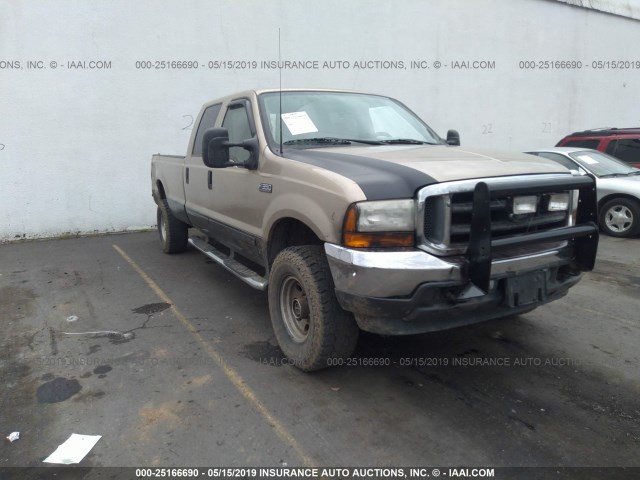 3FTSW31S21MA79310 - 2001 FORD F350 SRW SUPER DUTY GOLD photo 1