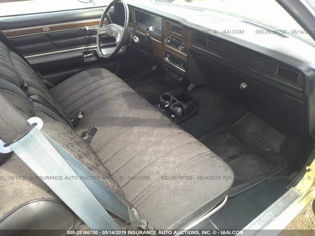 5Z66S528436 - 1975 MERCURY MARQUIS YELLOW photo 5