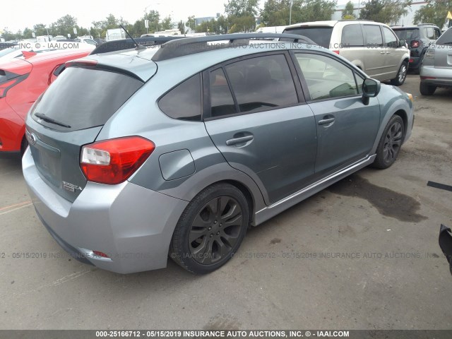 JF1GPAL6XCH232763 - 2012 SUBARU IMPREZA BLUE photo 4