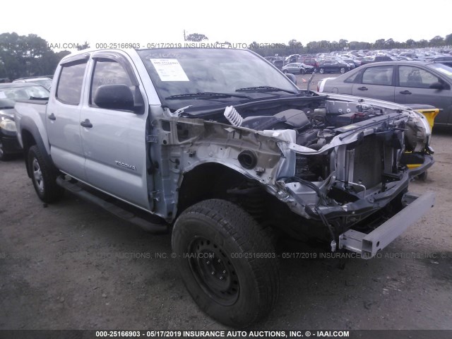 5TFJX4GN3CX009201 - 2012 TOYOTA TACOMA DOUBLE CAB 银色 照片 1