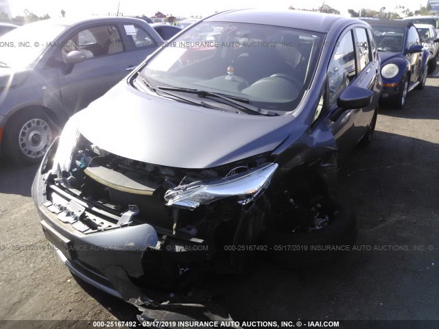 3N1CE2CPXGL375641 - 2016 NISSAN VERSA NOTE S/S PLUS/SV/SL/SR GRAY photo 2