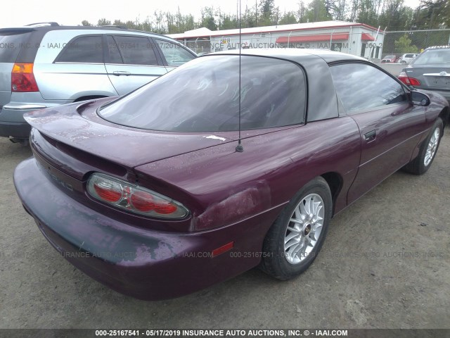 2G1FP22S0S2188495 - 1995 CHEVROLET CAMARO RED photo 4