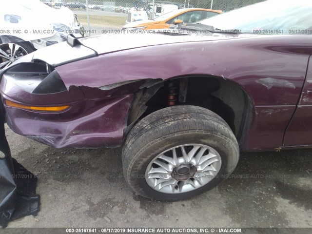 2G1FP22S0S2188495 - 1995 CHEVROLET CAMARO RED photo 6