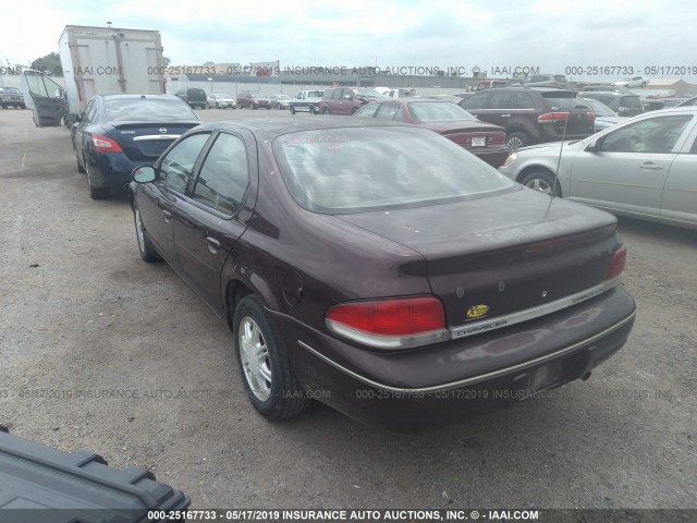 1C3EJ56X9TN165500 - 1996 CHRYSLER CIRRUS LX BURGUNDY photo 3