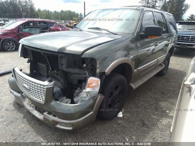 1FMFU18L43LB70847 - 2003 FORD EXPEDITION EDDIE BAUER GREEN photo 2