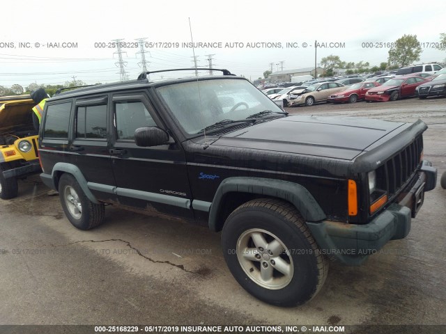 1J4FJ68S7WL163651 - 1998 JEEP CHEROKEE SPORT/CLASSIC შავი ფოტო 1