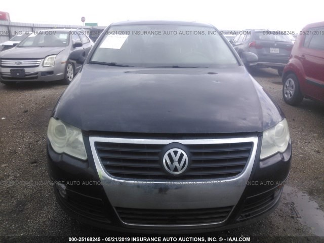 WVWJK73C39P048237 - 2009 VOLKSWAGEN PASSAT TURBO BLACK photo 6