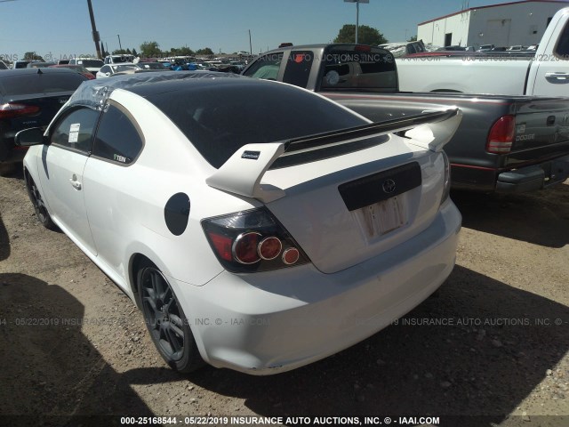 JTKDE3B79A0305067 - 2010 TOYOTA SCION TC WHITE photo 3