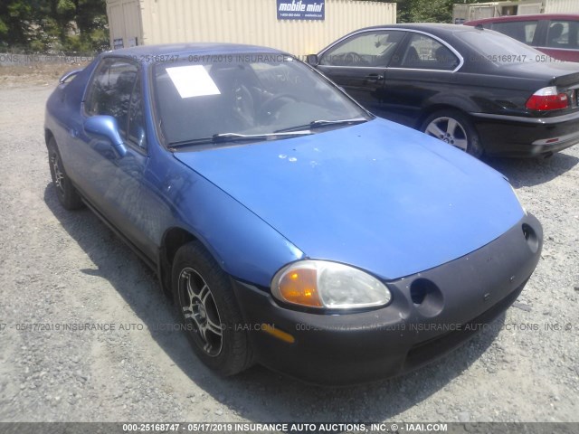 JHMEH6266PS001900 - 1993 HONDA CIVIC DEL SOL SI BLUE photo 1