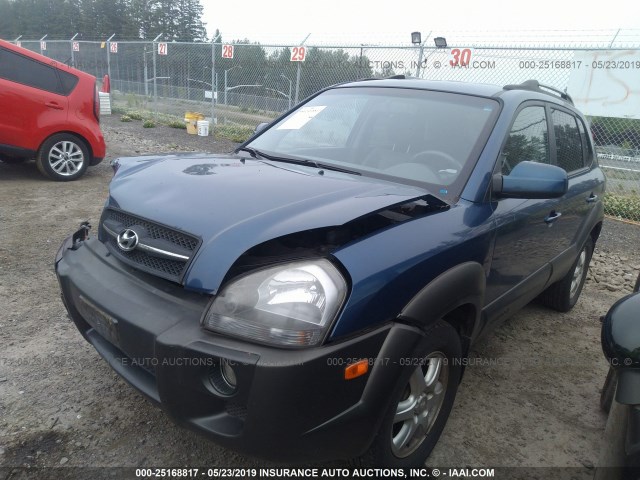 KM8JN72D35U052877 - 2005 HYUNDAI TUCSON GLS/LX Dark Brown photo 2