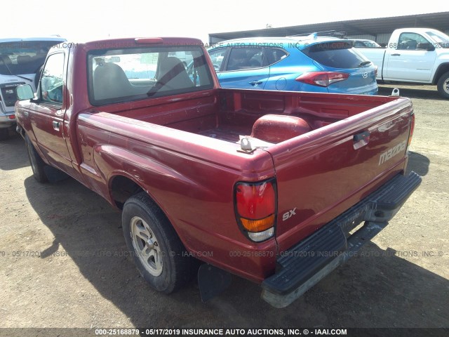 4F4YR12C2XTM46477 - 1999 MAZDA B2500 RED photo 3