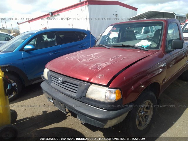 4F4YR12C2XTM46477 - 1999 MAZDA B2500 RED photo 6