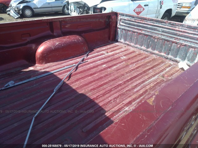 4F4YR12C2XTM46477 - 1999 MAZDA B2500 RED photo 8