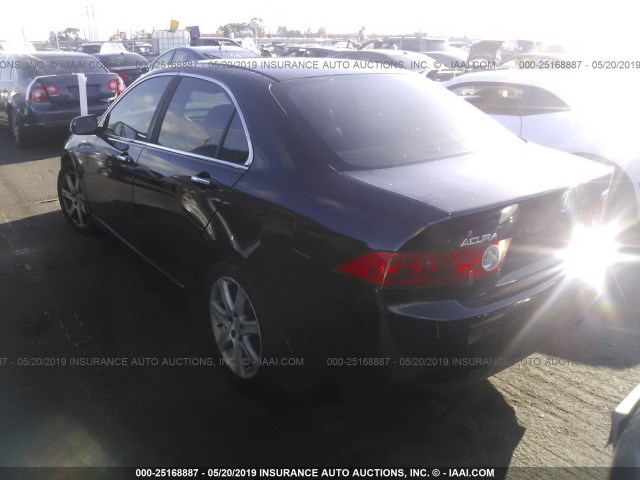 JH4CL96874C001767 - 2004 ACURA TSX BLACK photo 3