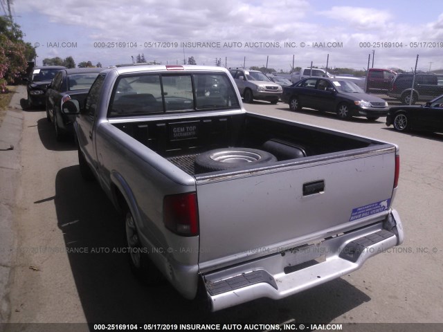 1GCCS1447R8190923 - 1994 CHEVROLET S TRUCK S10 GRAY photo 3