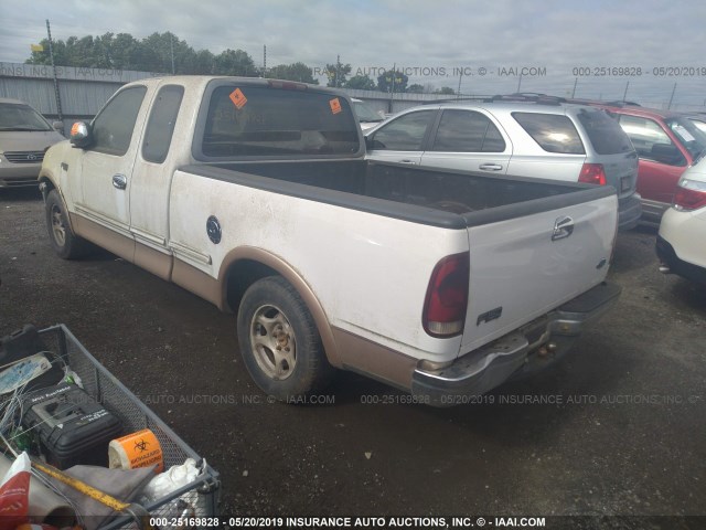 1FTDX176XVNA76364 - 1997 FORD F150 WHITE photo 3