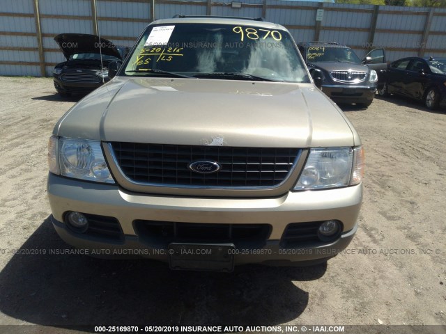 1FMZU73E32ZC18116 - 2002 FORD EXPLORER XLT GOLD photo 6