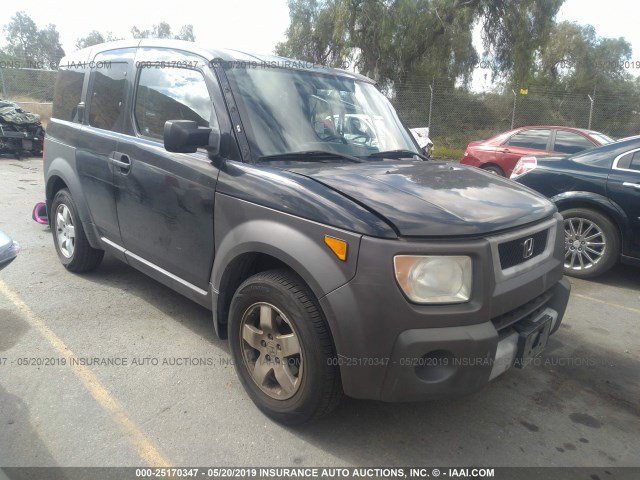 5J6YH18583L011746 - 2003 HONDA ELEMENT EX BLACK photo 1