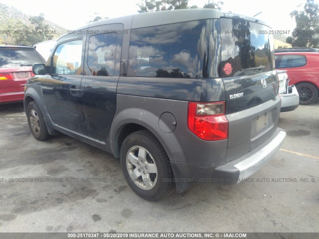 5J6YH18583L011746 - 2003 HONDA ELEMENT EX BLACK photo 3