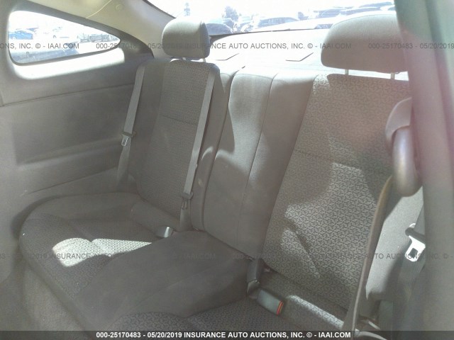 1G2AL18F887142663 - 2008 PONTIAC G5 WHITE photo 8