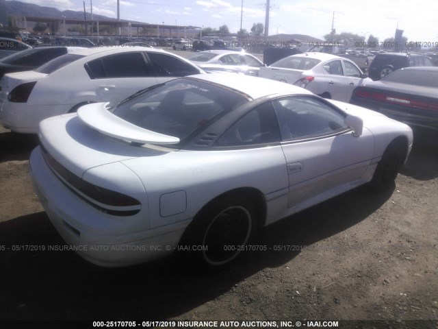 JB3AM44HXRY025357 - 1994 DODGE STEALTH WHITE photo 4