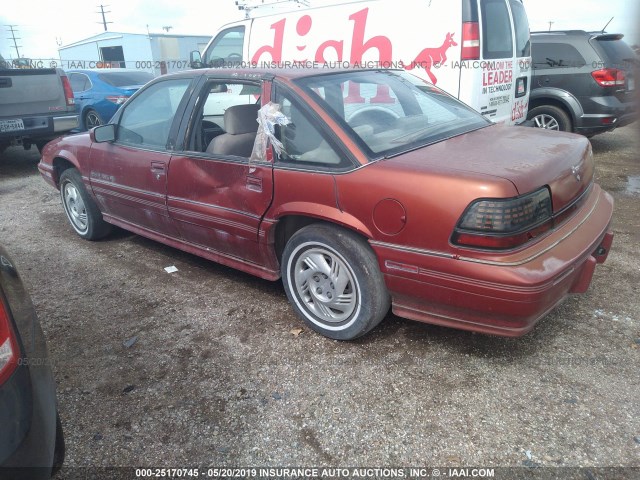 1G2WJ52M4SF211792 - 1995 PONTIAC GRAND PRIX SE RED photo 3