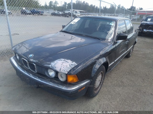 WBAGB4317KDB62434 - 1989 BMW 735 I AUTOMATIC BLACK photo 2