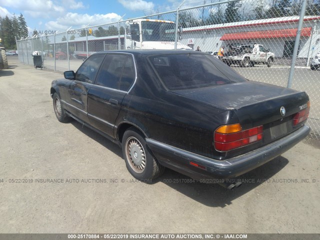 WBAGB4317KDB62434 - 1989 BMW 735 I AUTOMATIC BLACK photo 3