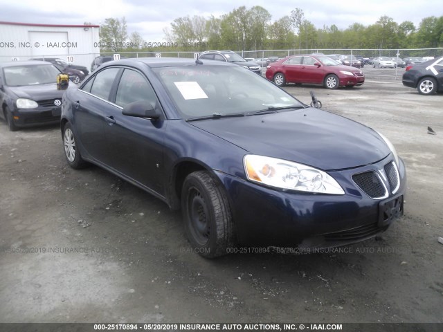 1G2ZF57B184147690 - 2008 PONTIAC G6 VALUE LEADER/BASE BLUE photo 1