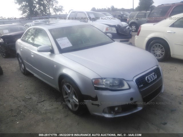 WAUAF78E68A034751 - 2008 AUDI A4 2.0T SILVER photo 1
