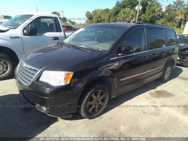 2A8HR54109R528660 - 2009 CHRYSLER TOWN & COUNTRY TOURING BLACK photo 2