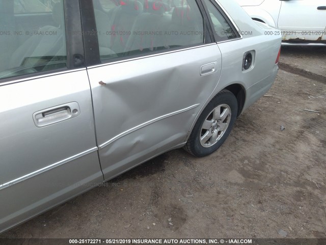 4T1BF28B72U223992 - 2002 TOYOTA AVALON XL/XLS SILVER photo 6