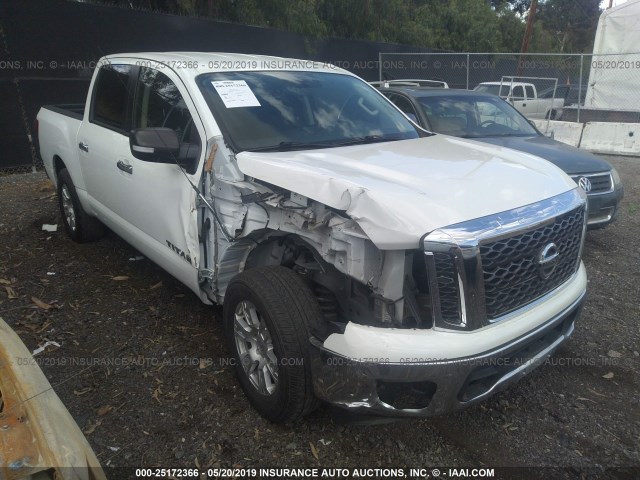 1N6AA1EK2HN549308 - 2017 NISSAN TITAN S WHITE photo 1