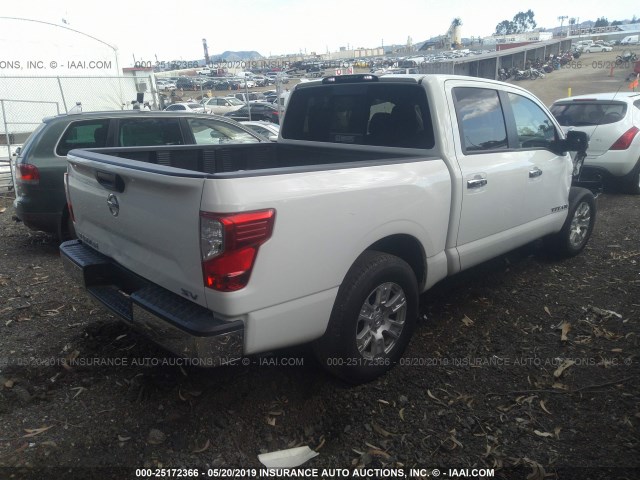 1N6AA1EK2HN549308 - 2017 NISSAN TITAN S WHITE photo 4