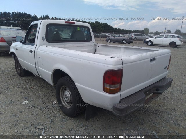 1FTCR10A4VTA71967 - 1997 FORD RANGER WHITE photo 3