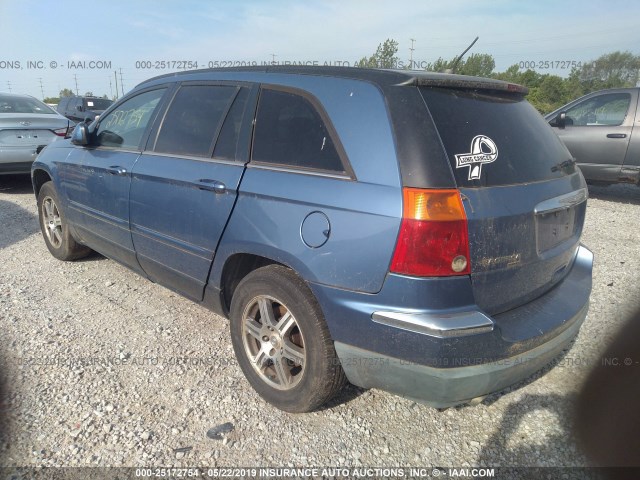 2A8GM68X47R335424 - 2007 CHRYSLER PACIFICA TOURING BLUE photo 3