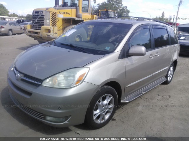 5TDBA22CX4S018162 - 2004 TOYOTA SIENNA XLE/XLE LIMITED TAN photo 2