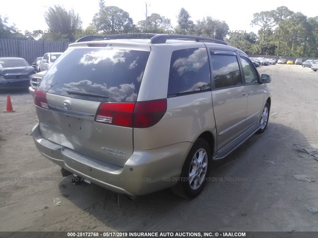 5TDBA22CX4S018162 - 2004 TOYOTA SIENNA XLE/XLE LIMITED TAN photo 4