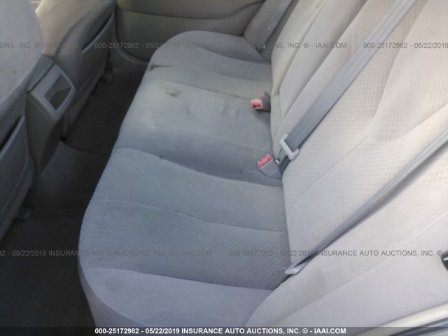 4T4BE46K88R032937 - 2008 TOYOTA CAMRY CE/LE/XLE/SE GRAY photo 8