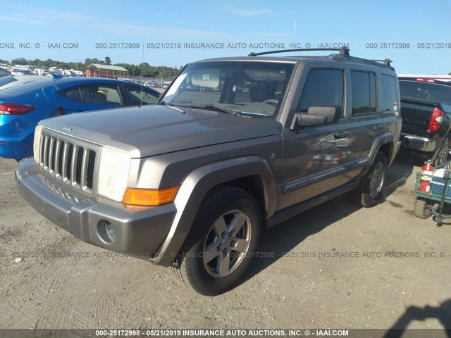 1J8HH48N16C176199 - 2006 JEEP COMMANDER GOLD photo 2