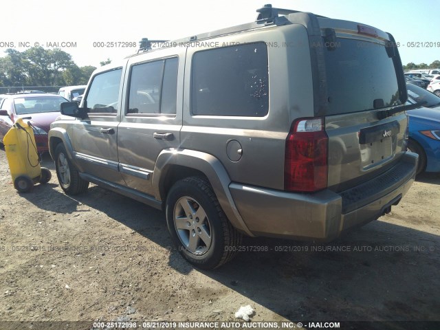 1J8HH48N16C176199 - 2006 JEEP COMMANDER GOLD photo 3