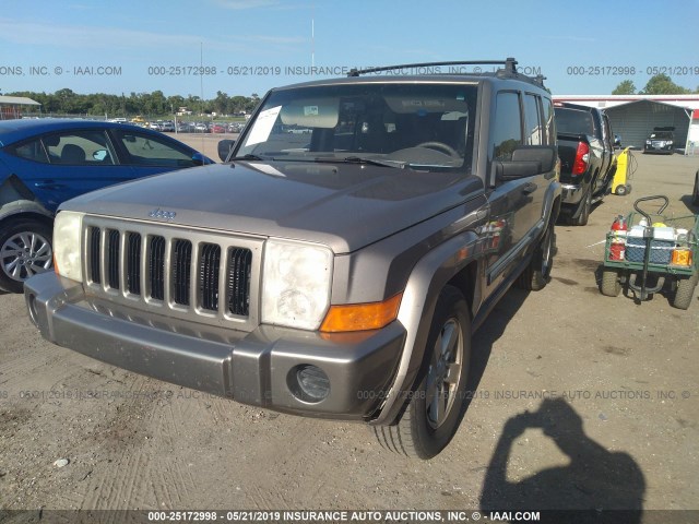1J8HH48N16C176199 - 2006 JEEP COMMANDER GOLD photo 6