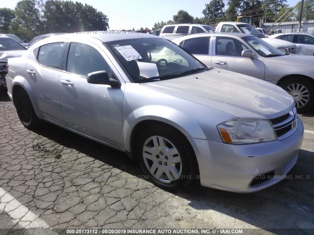 1B3BD4FB9BN608975 - 2011 DODGE AVENGER EXPRESS 银色 照片 1