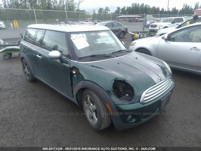 WMWML33529TX33841 - 2009 MINI COOPER CLUBMAN GREEN photo 1