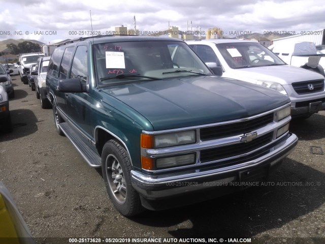3GNEC16K5SG101701 - 1995 CHEVROLET SUBURBAN C1500 GREEN photo 1