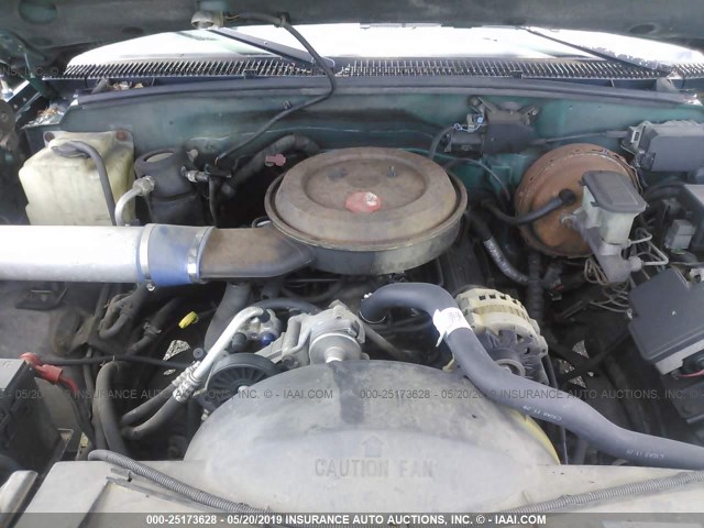 3GNEC16K5SG101701 - 1995 CHEVROLET SUBURBAN C1500 GREEN photo 10