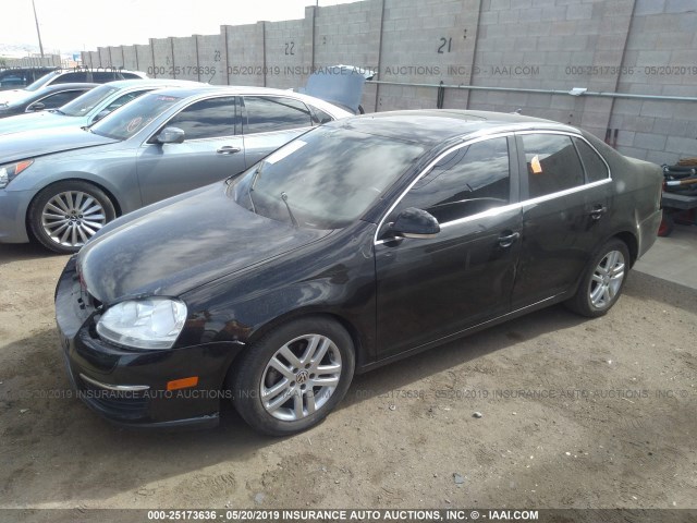 3VWRM81K48M037858 - 2008 VOLKSWAGEN JETTA SE/SEL BLACK photo 2