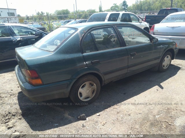 JT2BC52LXT0116842 - 1996 TOYOTA TERCEL DX GREEN photo 4