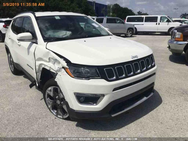 3C4NJCCB4KT676118 - 2019 JEEP COMPASS LIMITED WHITE photo 11